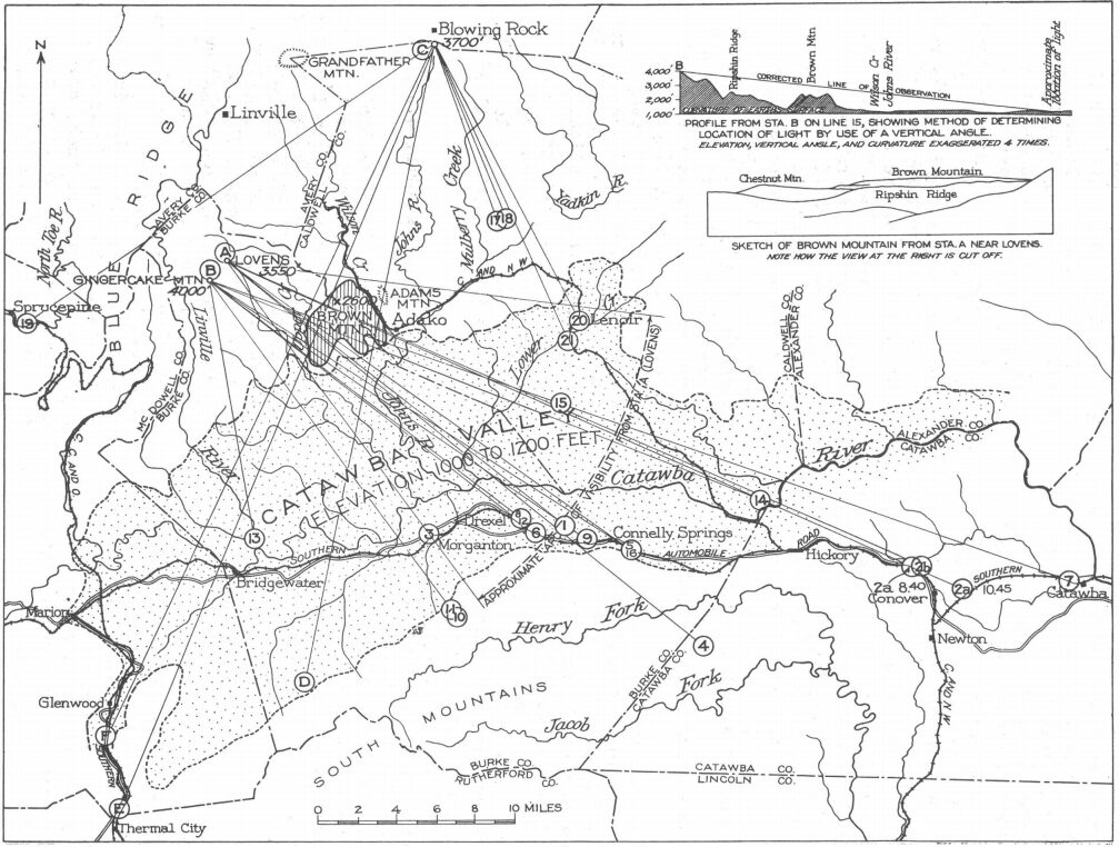 Figure 1 from George Mansfield's 1922 USGS survey of the lights